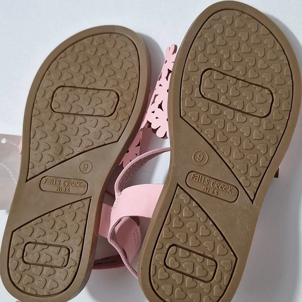 Falls Creek Toddler Pink Floral  Sandal Shoes